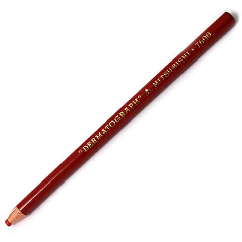 Lápis Dermatográfico  Vermelho MitsuBishi 7600